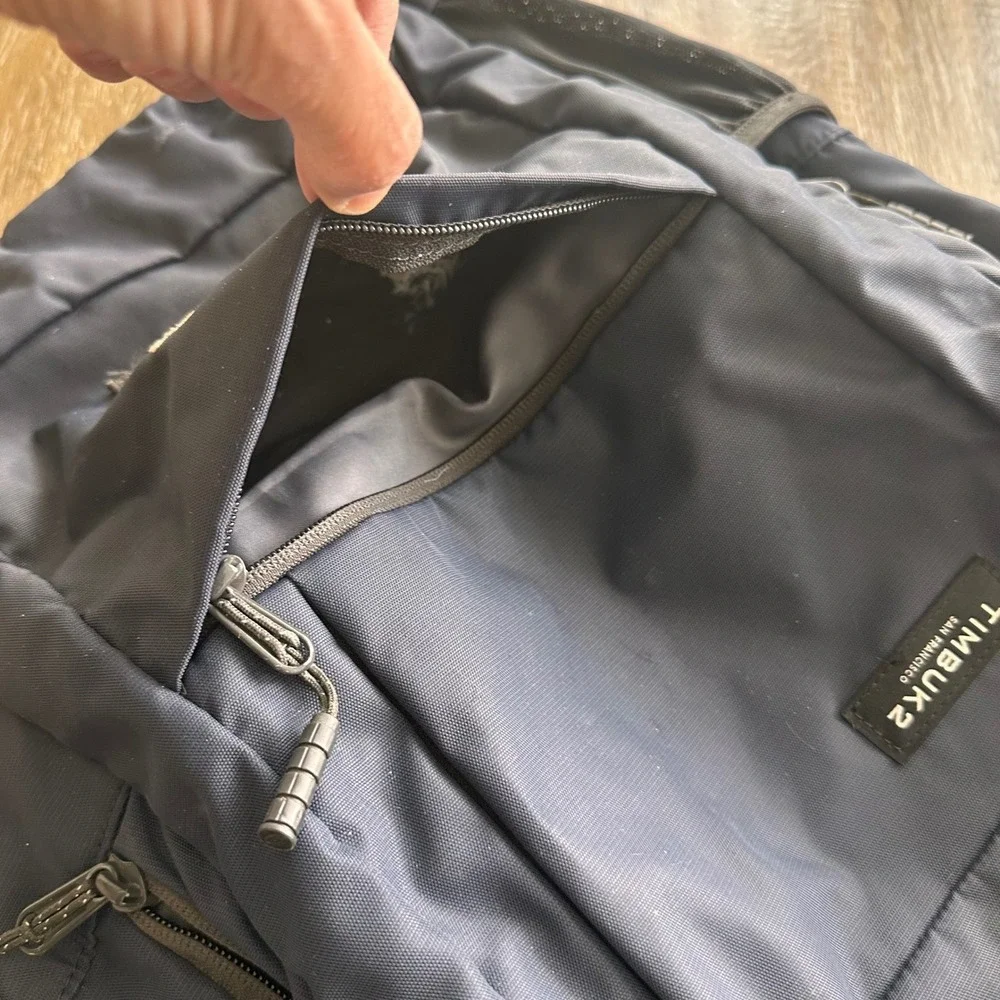 Timbuk2 Parkside Laptop Backpack Navy Blue Sitetracker‎ Company Logo OS Bag